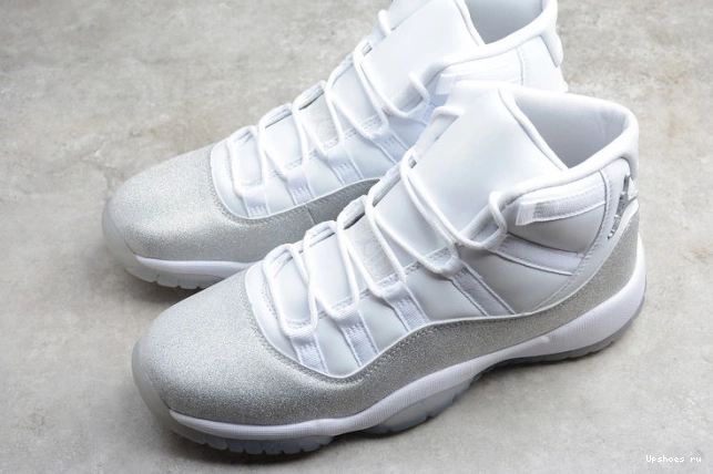 Metallic Air Grey SilverVast 11 WMNS Jordan White AR0715-100 0725